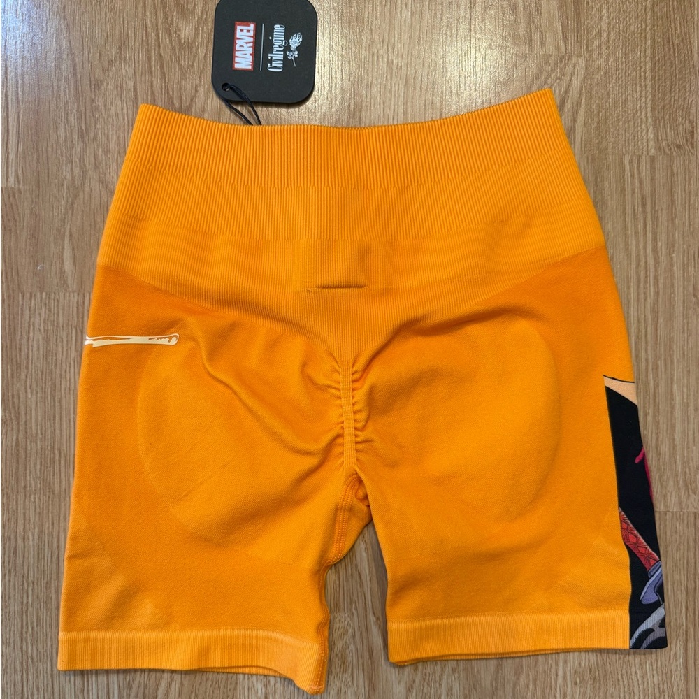 Civil Regime x Marvel Deadpool Seamless Scrunch Shorts – XS – NWT - Picture 2 of 3